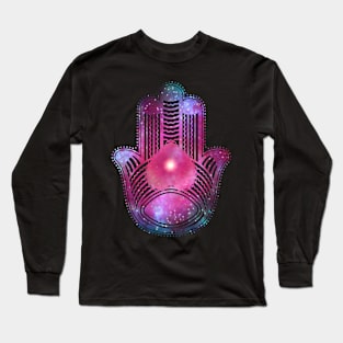 Cosmic Hand Spiritual Buddha Zen Long Sleeve T-Shirt